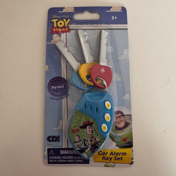 Disney Pixar Toy Story Car Alarm Key Set 2010 Collectors New - Picture 1 of 4